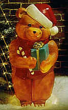 Christmas Teddy Bear (2) - Illuminated - Item Number EII15350CP