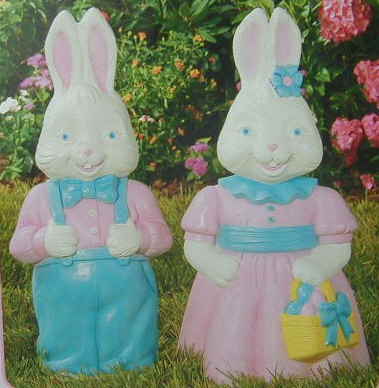 Easter Decoration S General Foam Plastics Corp Easter Bunnies